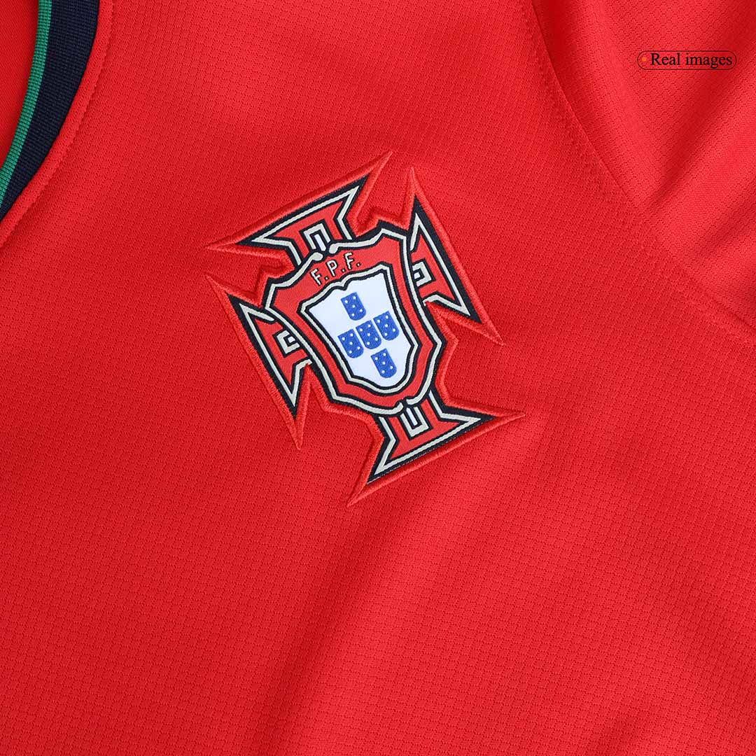 Kits de Futbol R.LEÃO #17 Portugal Camiseta de Futbol Local Eurocopa 2024