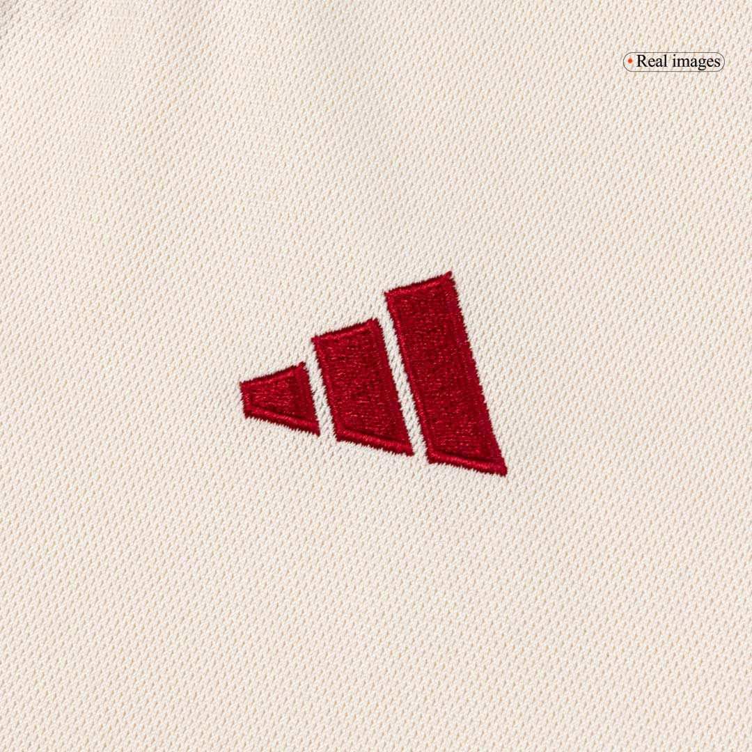 Camiseta de fútbol visitante del Liverpool para niños (camiseta y pantalones cortos) 25/26 blanco