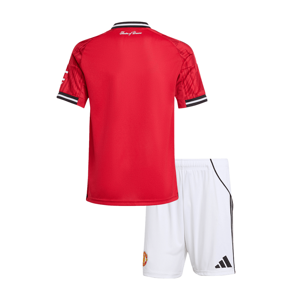 Maillot de football Manchester United Domicile Enfant (Maillot + Short) 2025/26 Rouge