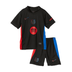 Kits de fútbol para niños del Barcelona (visitante) 2024/25 - Logotipo de Spotify sin texto