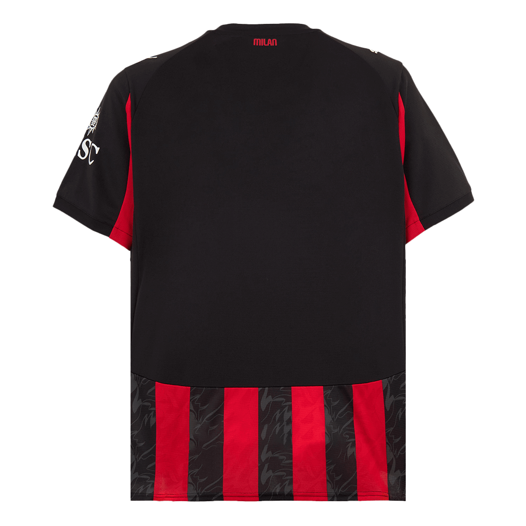 Soccer Kits AC Milan Home Soccer Jersey 2025/26 Red&Black