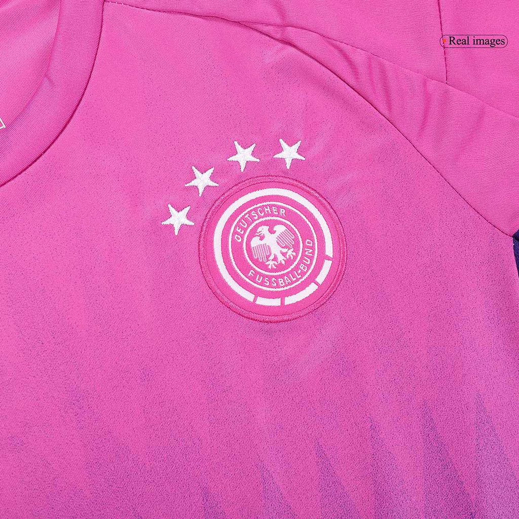 Kits de fútbol: Camiseta de fútbol visitante de Alemania para niños (camiseta y pantalones cortos) Eurocopa 2024