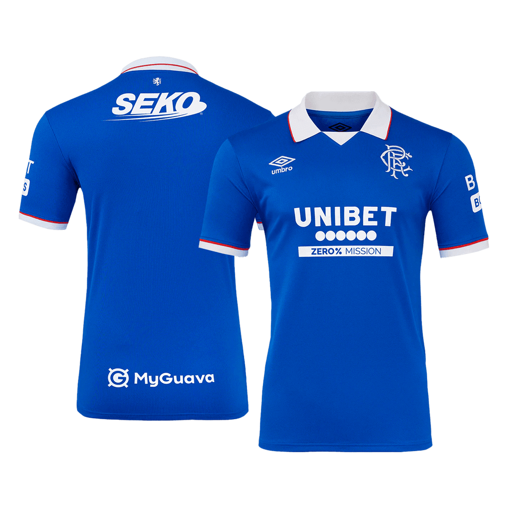 Maillot de football domicile des Glasgow Rangers 2025/26 Bleu