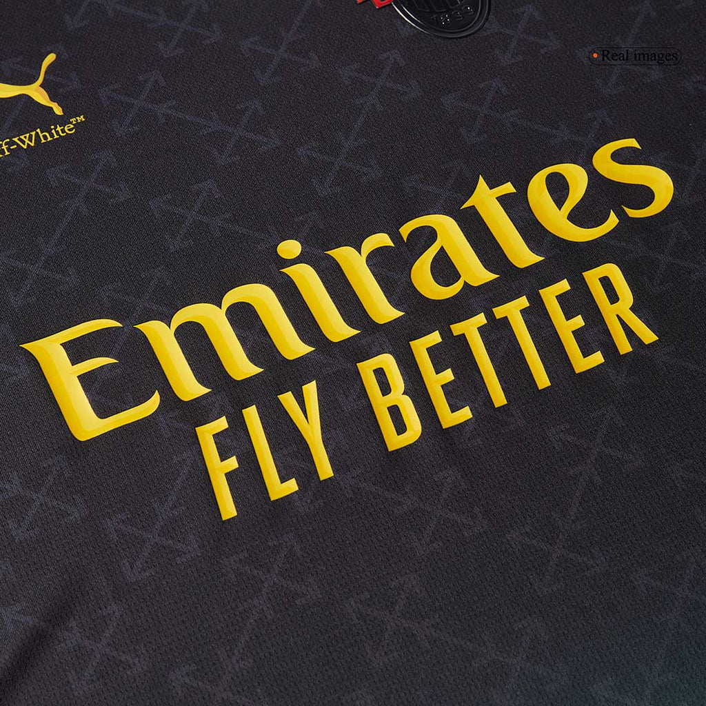 Soccer Kits AC Milan Fourth Away Soccer Jersey Kit(Jersey+Shorts) 2024/25 Green&Black