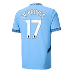 Maillot de football DE BRUYNE #17 Manchester City Domicile 2024/25