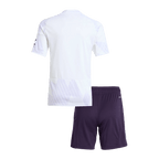 Maillot de football extérieur Manchester United pour enfant (maillot + short) 2025/26 Blanc