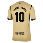 Camiseta de visitante del Barcelona LAMINE YAMAL #10 2025/26 amarilla - UCL