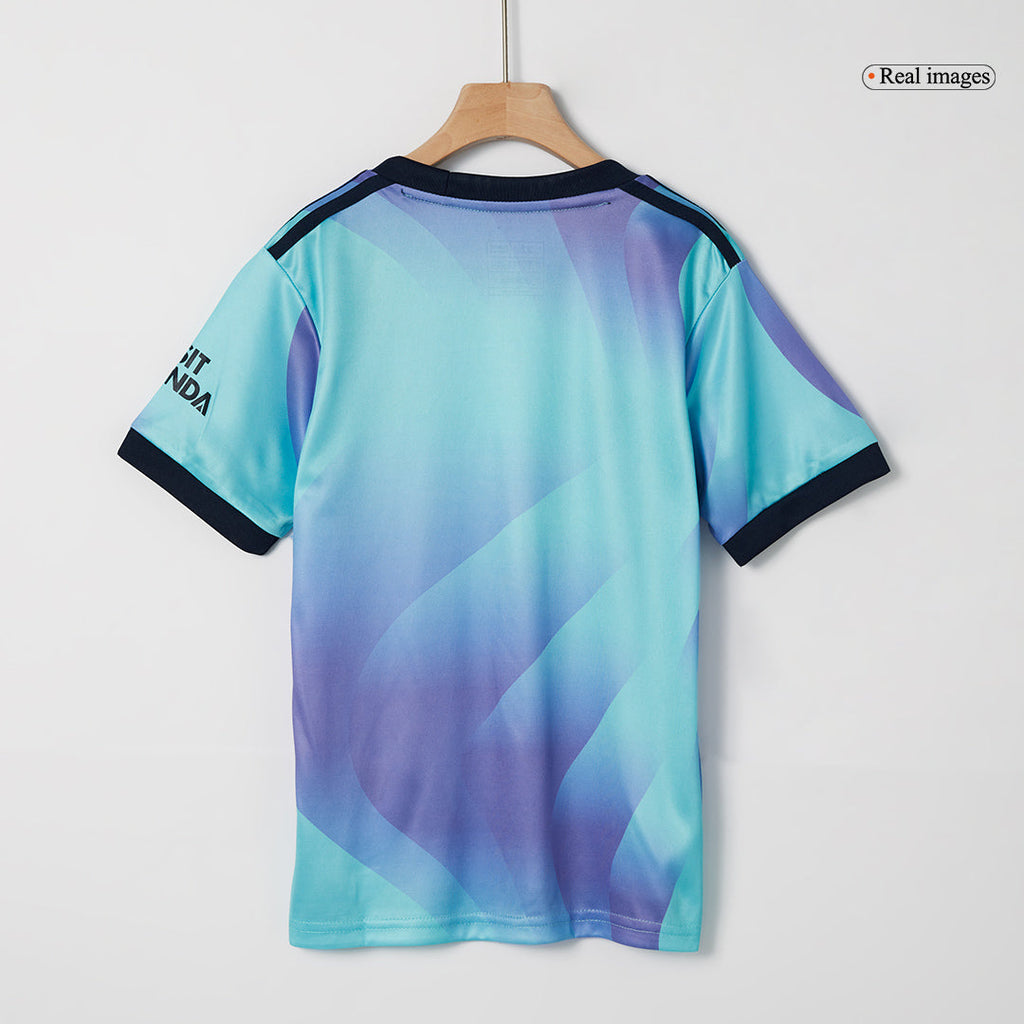 Maillot de football extérieur Arsenal Third pour enfant (maillot + short) 2024/25