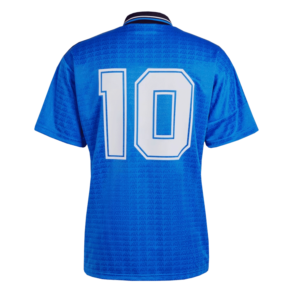 Camiseta de fútbol retro #10 de Argentina (camiseta y pantalones cortos) 1994