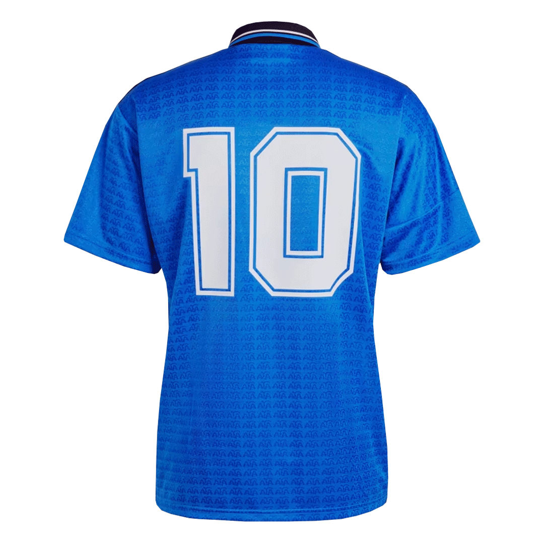 Camiseta de fútbol retro #10 de Argentina (camiseta y pantalones cortos) 1994
