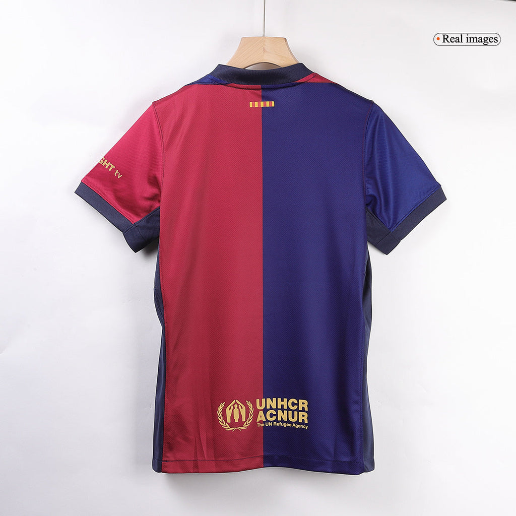 Maillot de football domicile Barcelone 2024/25 LAMINE YAMAL #19 - Logo Spotify sans texte