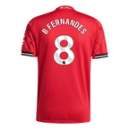 Soccer Kits Authentic B.FERNANDES #8 Manchester United Home Soccer Jersey 2025/26 Red