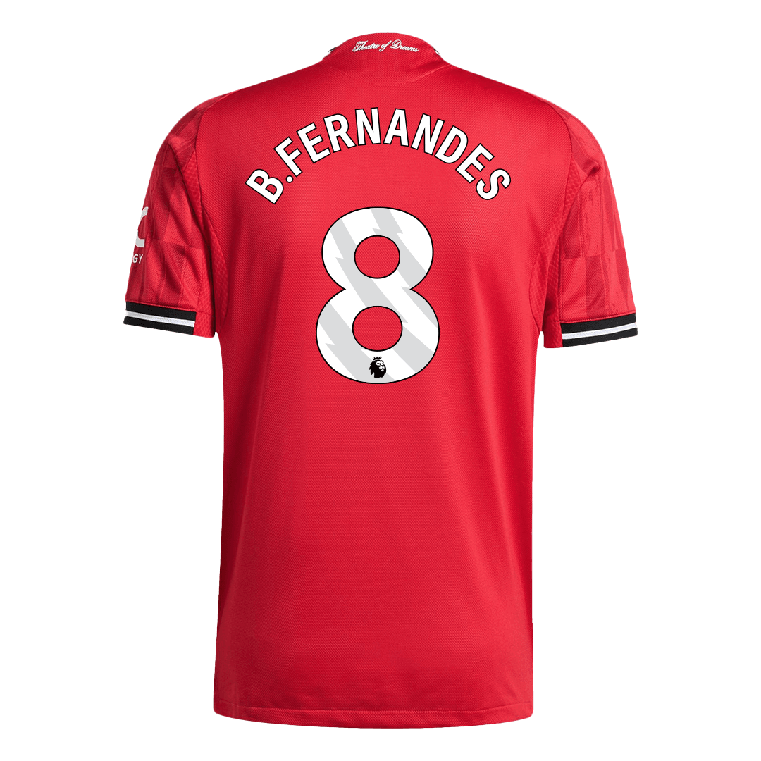 Soccer Kits Authentic B.FERNANDES #8 Manchester United Home Soccer Jersey 2025/26 Red