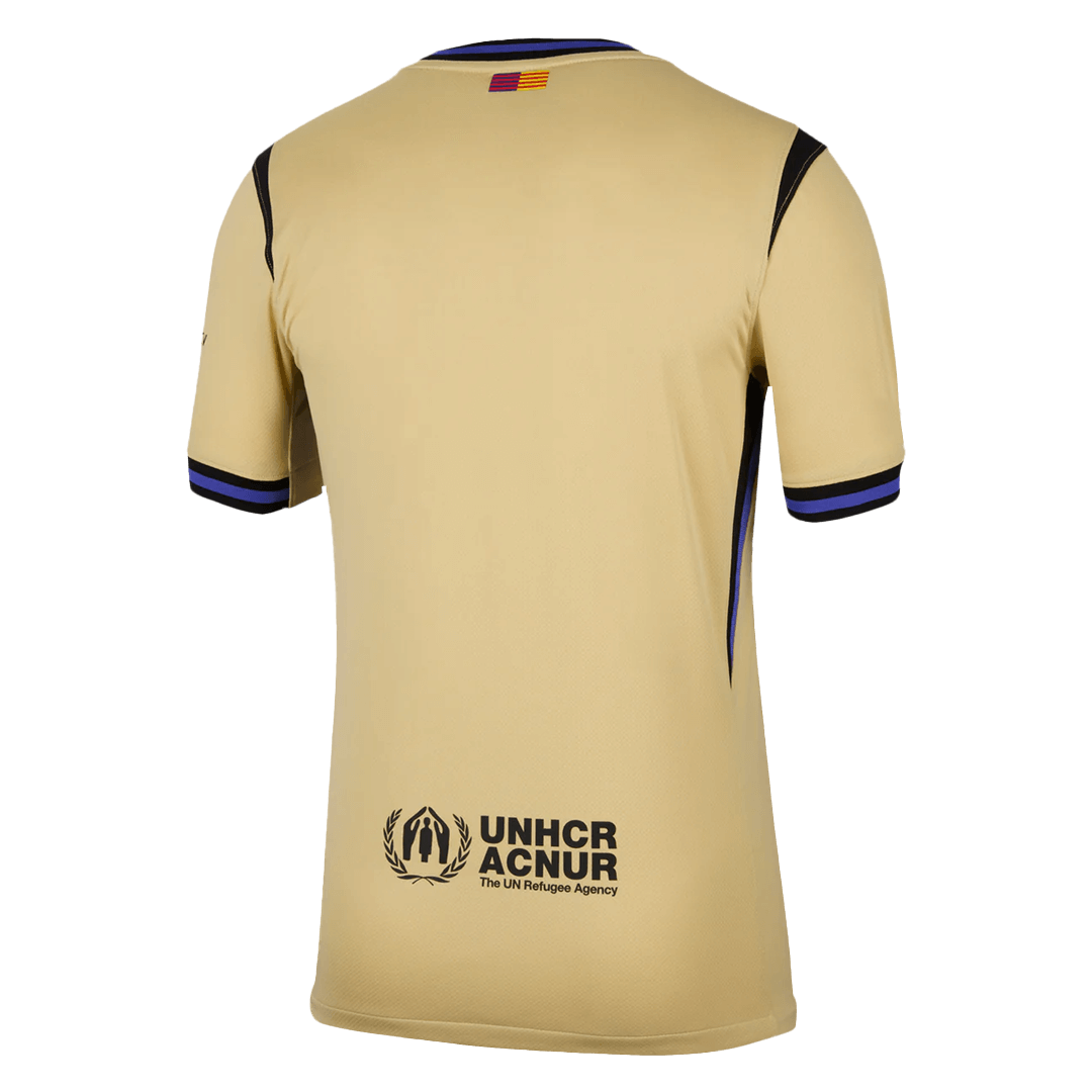 Soccer Kits Barcelona Away Soccer Jersey 2025/26 Yellow