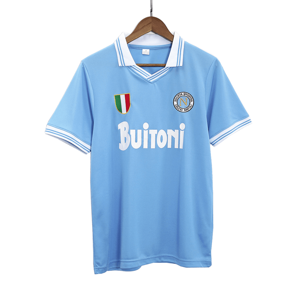 Camiseta de fútbol retro del Napoli 1986/87