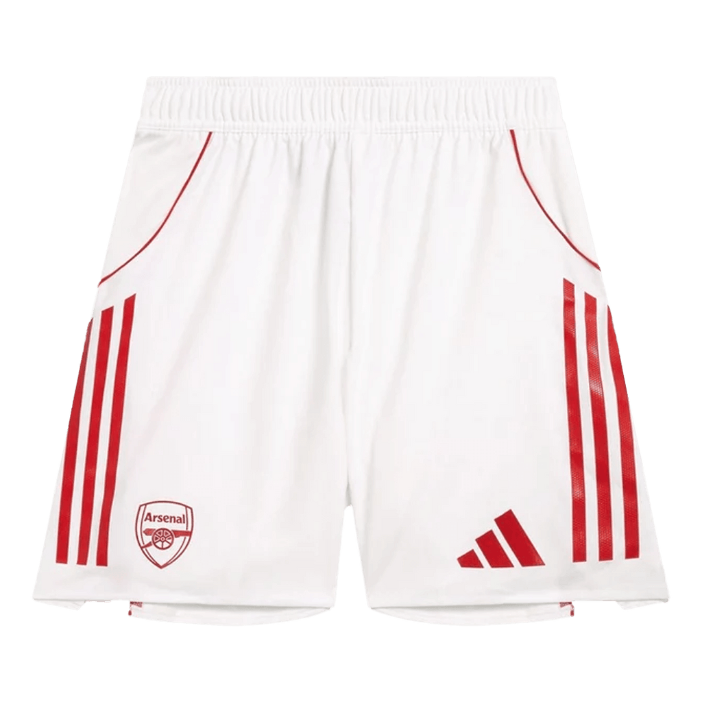 Soccer Kits Authentic 25/26 Arsenal Home Shorts White