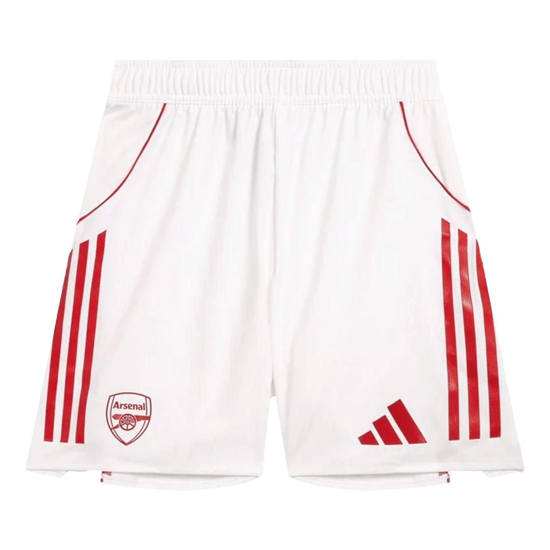 Soccer Kits Authentic 25/26 Arsenal Home Shorts White