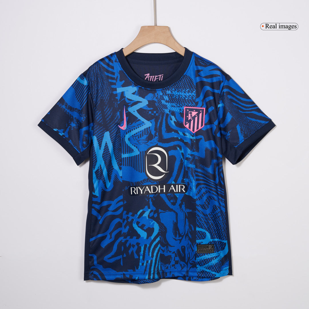 Maillot de football extérieur Atlético Madrid 3e édition pour enfant (maillot + short) 2024/25