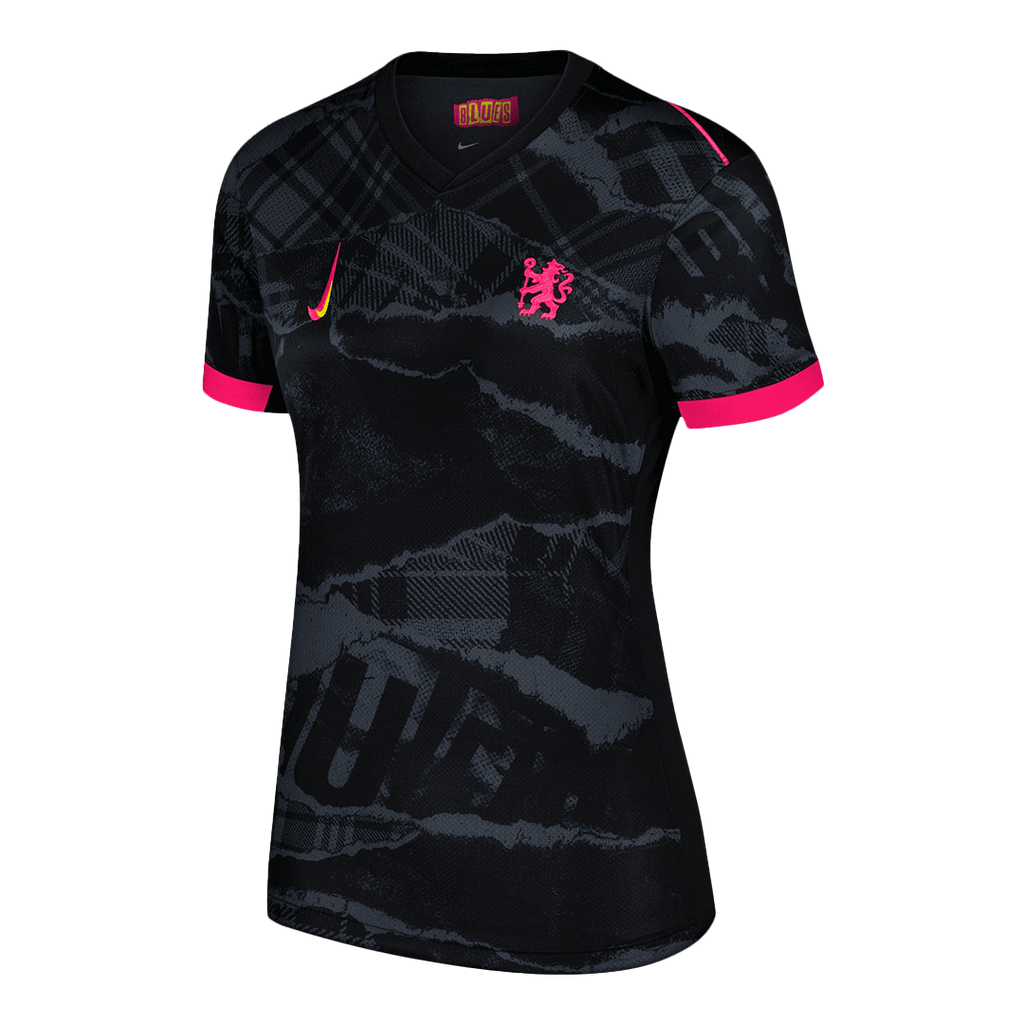 Camiseta de fútbol para mujer del Chelsea, tercera equipación de visitante, temporada 2024/25