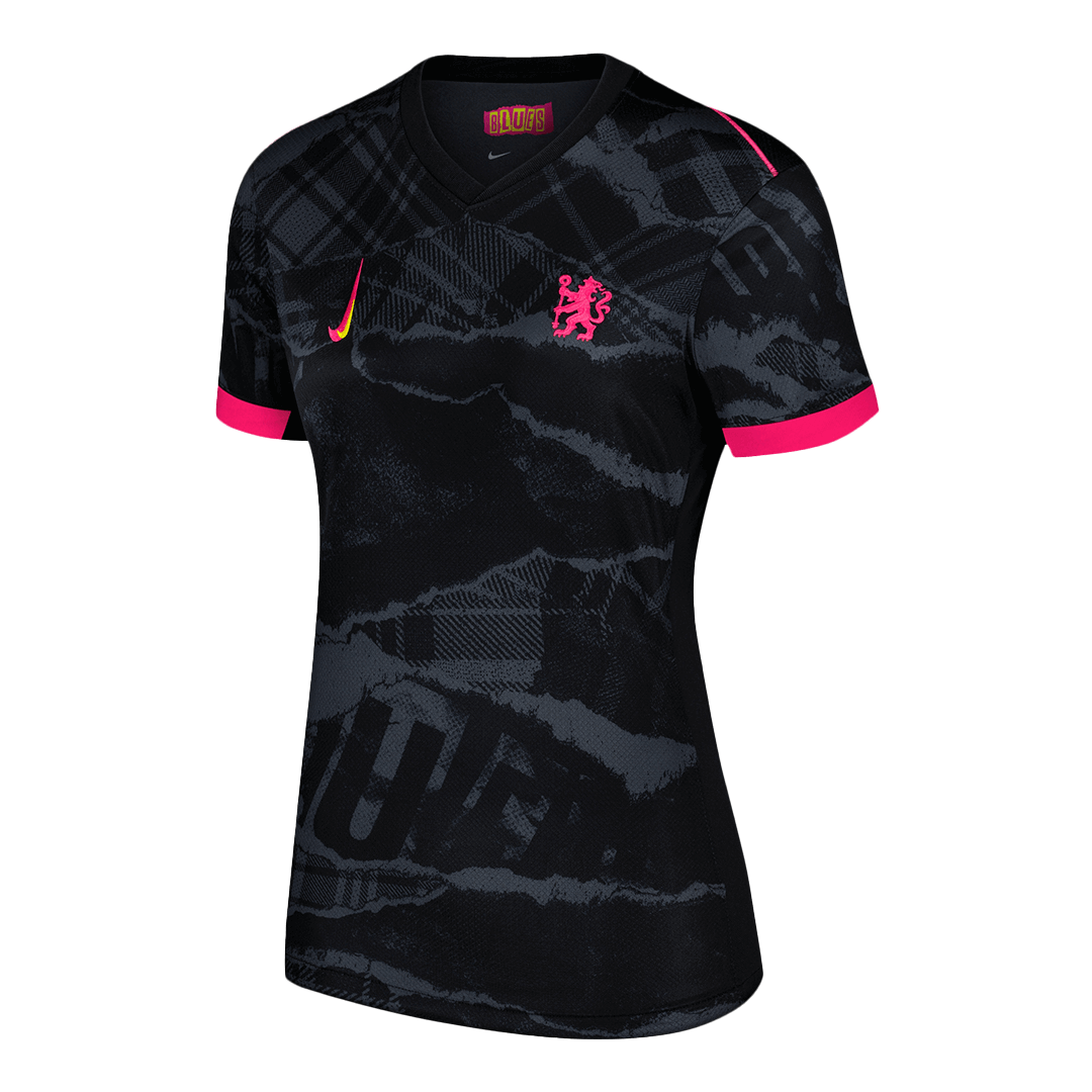 Camiseta de fútbol para mujer del Chelsea, tercera equipación de visitante, temporada 2024/25