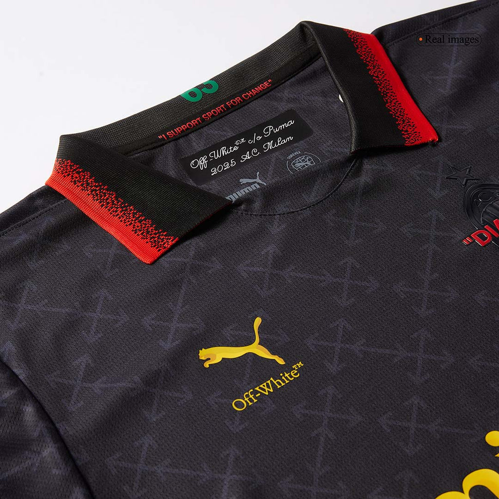 Soccer Kits AC Milan Fourth Away Soccer Jersey Kit(Jersey+Shorts) 2024/25 Green&Black