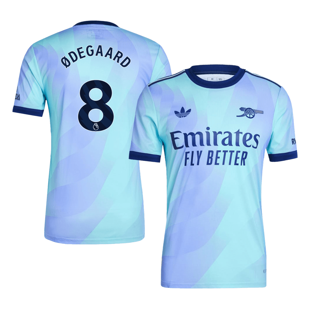 Soccer Kits Authentic ØDEGAARD #8 Arsenal Third Away Soccer Jersey 2024/25