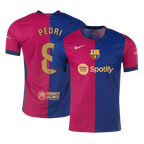 Soccer Kits Authentic  PEDRI #8 Barcelona Home Football Shirt 2024/25- - old sponsor