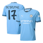 Maillot de football DE BRUYNE #17 Manchester City Domicile 2024/25 - UCL