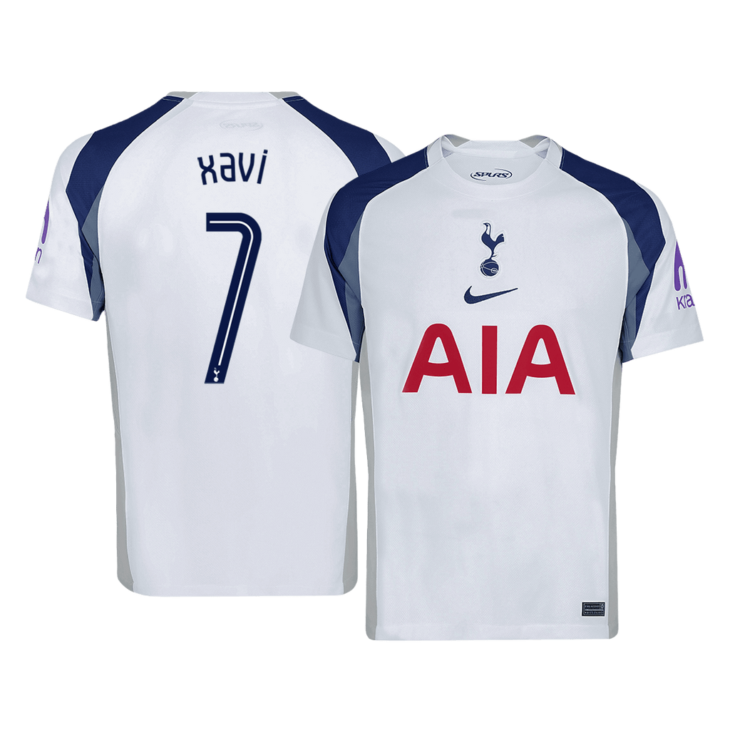 Soccer Kits XAVI #7 Tottenham Hotspur Home Soccer Jersey 2025/26 White - UCL