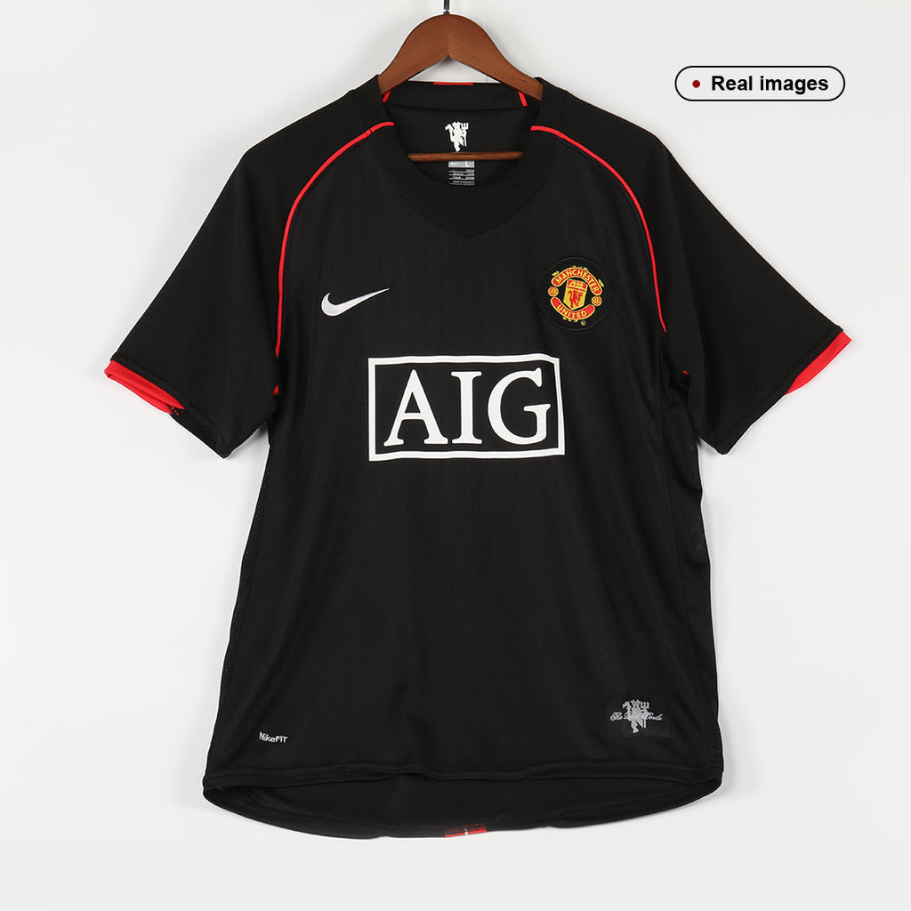 Camiseta de fútbol retro de visitante del Manchester United 2007/08
