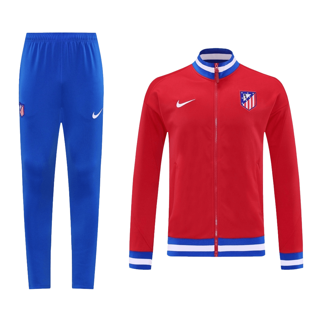 Soccer Kits 25/26 Atletico Madrid Training Jacket Kit(Jacket+Pants) Red
