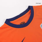 Kits de fútbol para niños: camiseta local de Holanda (camiseta, pantalones cortos y calcetines) para la Eurocopa 2024