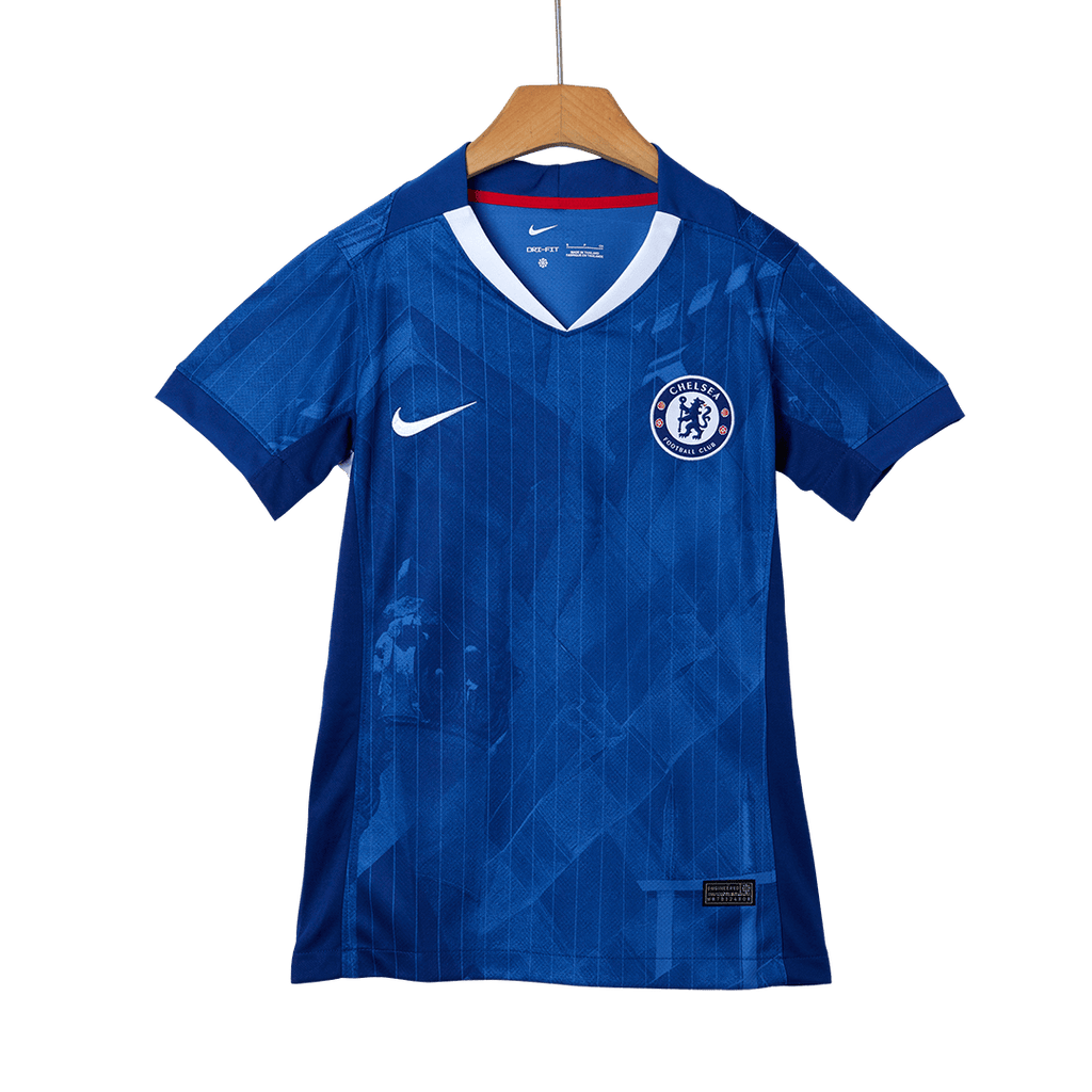 Camiseta de fútbol local del Chelsea para mujer 2025/26 azul