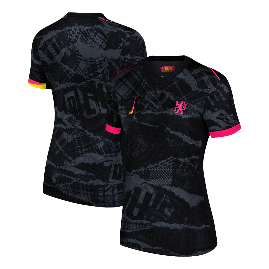 Camiseta de fútbol para mujer del Chelsea, tercera equipación de visitante, temporada 2024/25