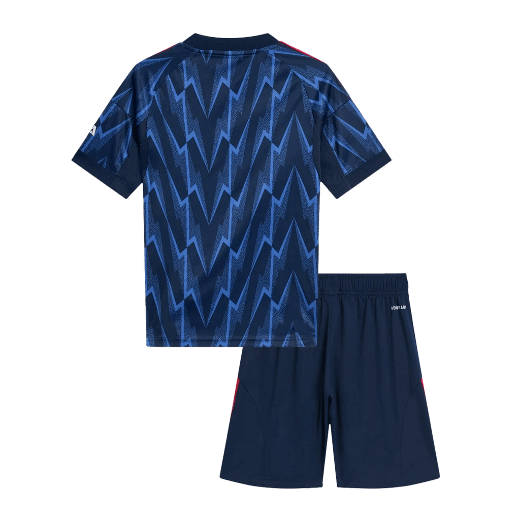 Maillot de football extérieur Arsenal pour enfant (maillot + short) 2025/26 Bleu