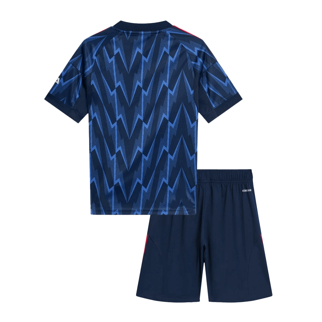 Maillot de football extérieur Arsenal pour enfant (maillot + short) 2025/26 Bleu