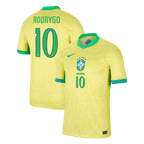 Kits de fútbol RODRYGO #10 Brasil Camiseta de fútbol local Copa América 2024 