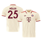Soccer Kits Authentic MÜLLER#25 Bayern Munich Third Away Soccer Jersey 2024/25- UCL