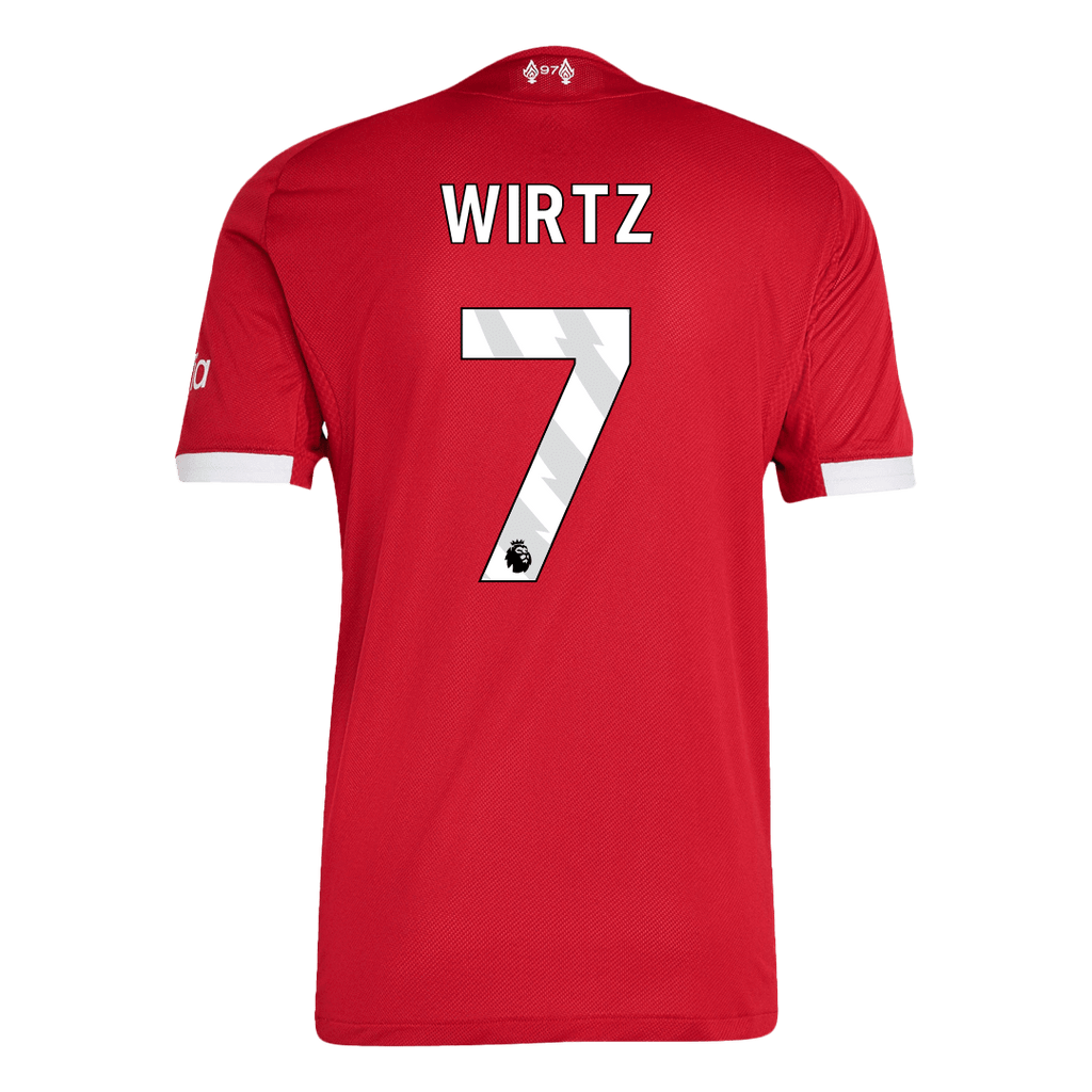 Soccer Kits Authentic WIRTZ #7 Liverpool Home Soccer Jersey 2025/26 Red