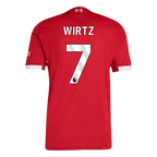Soccer Kits Authentic WIRTZ #7 Liverpool Home Soccer Jersey 2025/26 Red
