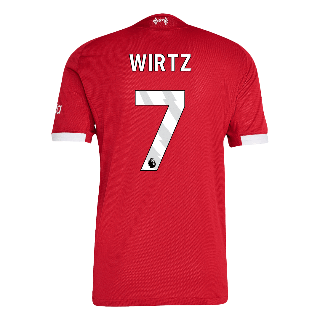 Soccer Kits Authentic WIRTZ #7 Liverpool Home Soccer Jersey 2025/26 Red