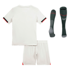 Camiseta de visitante del Chelsea para niño (camiseta, pantalones cortos y calcetines) 2025/26, color blanco