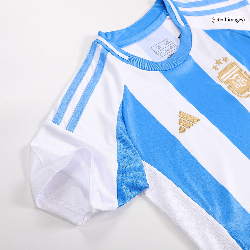 Maillot de football domicile Argentine pour enfant (maillot + short) 2024