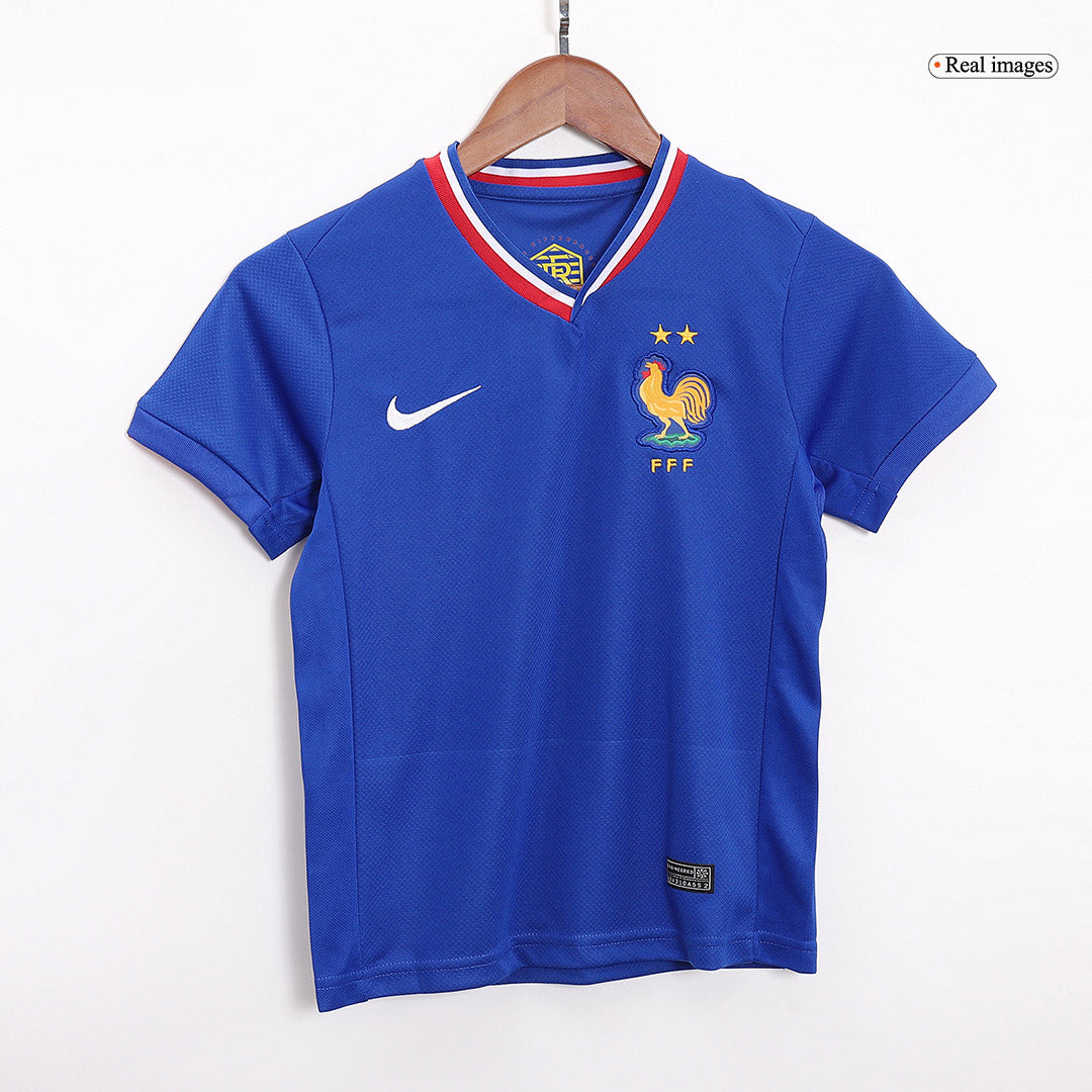 Maillot de foot domicile France Enfant (Maillot + Short) Euro 2024