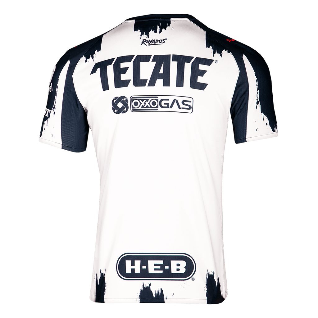 Maillot de football Monterrey Domicile 25/26 Blanc et Bleu Marine