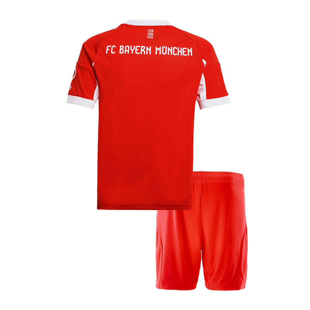Maillot de football domicile Bayern Munich 2025/26 pour enfant (maillot + short) Rouge