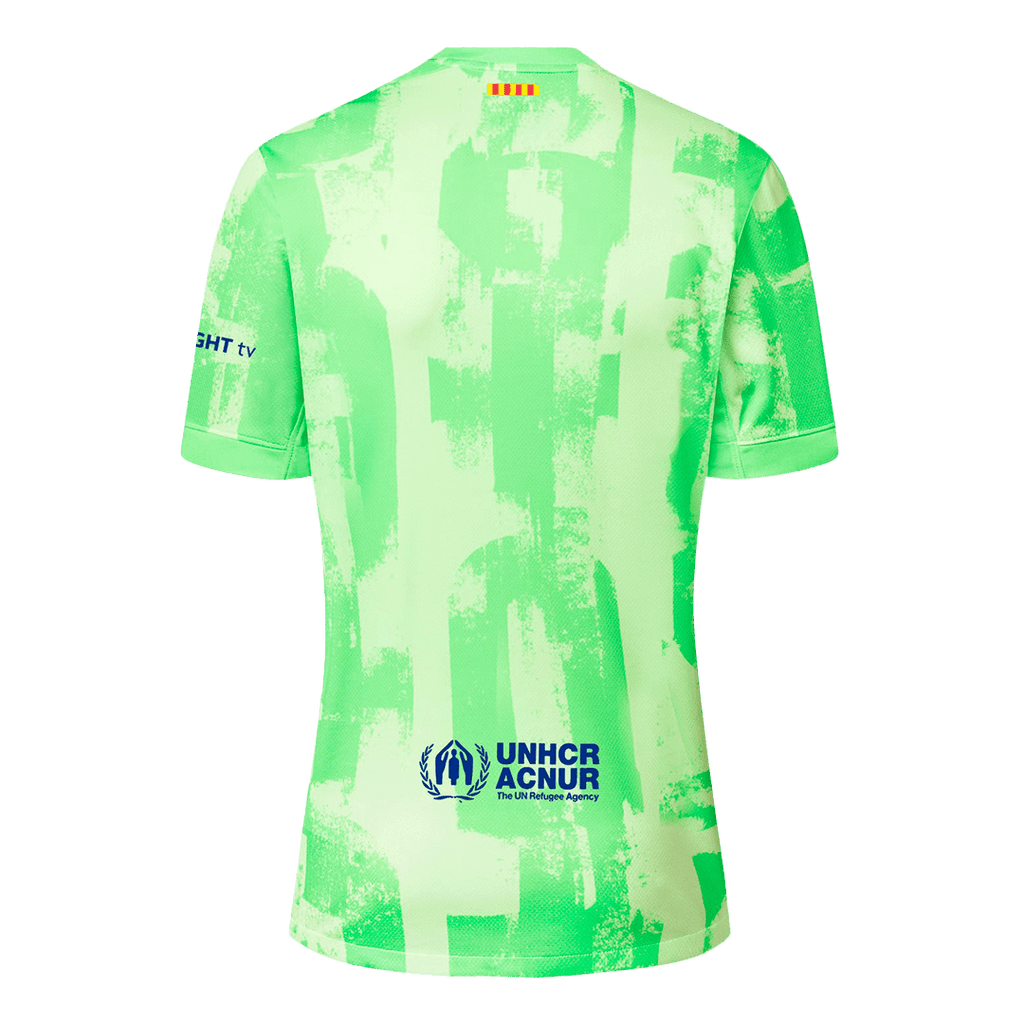 Soccer Kits Barcelona Third Away Football Shirt Kit(Shirt+Shorts) 2024/25 - UCL (Spotify Logo Without Text)