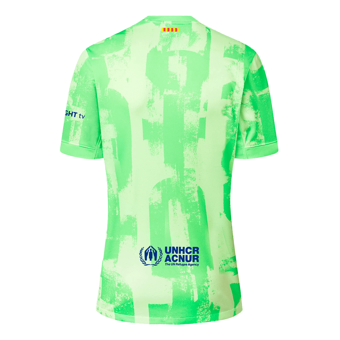 Soccer Kits Barcelona Third Away Football Shirt Kit(Shirt+Shorts) 2024/25 - UCL (Spotify Logo Without Text)