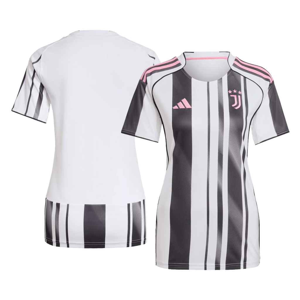 Soccer Kits Women's Juventus Home Soccer Jersey 2025/26 Black&White