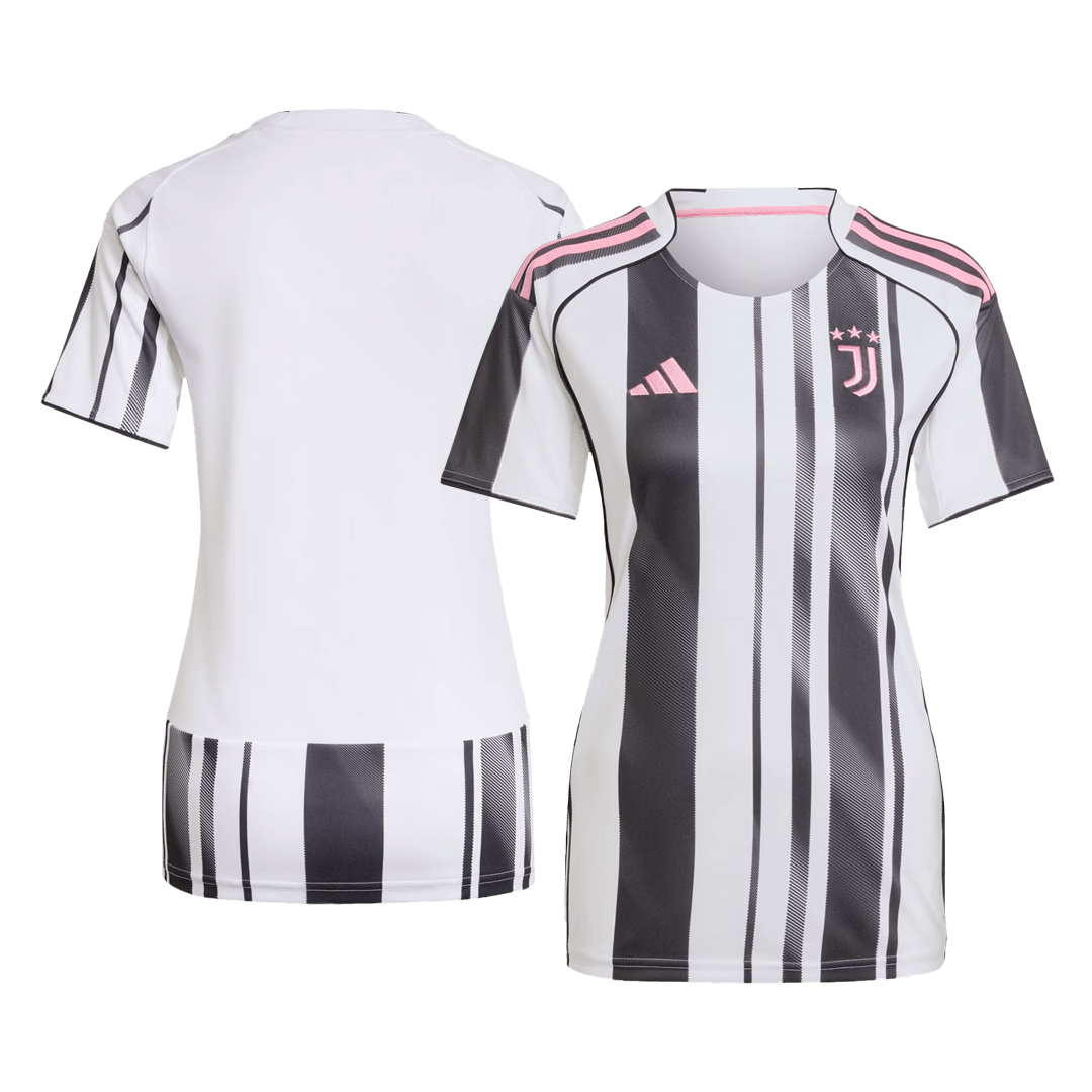 Soccer Kits Women's Juventus Home Soccer Jersey 2025/26 Black&White